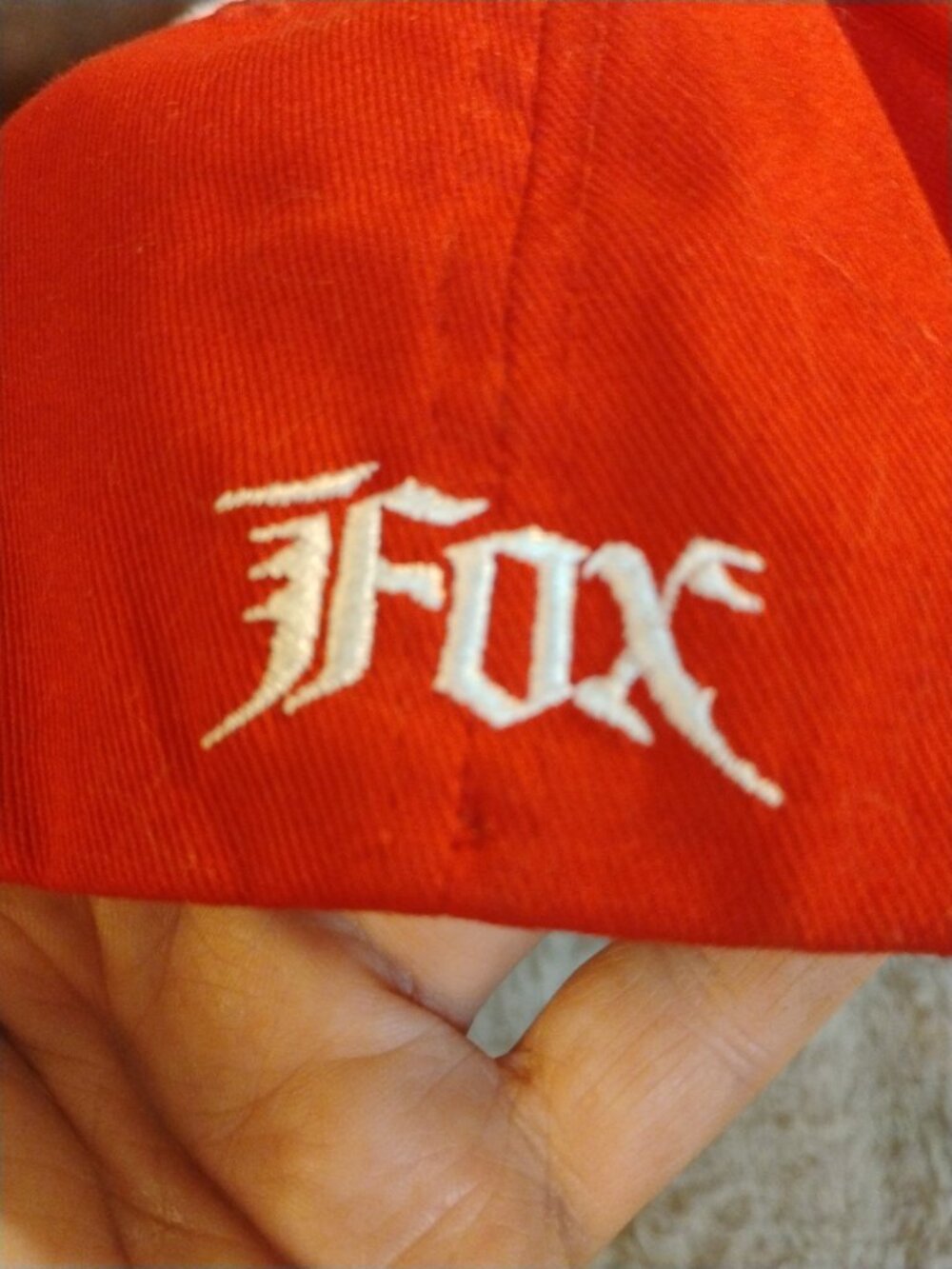 FOX RACING HAT RED FLEX FIT - Picture 4 of 4